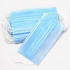 Non Woven 3 Ply Disposable Mask Personal Safety Earloop Procedure Masks