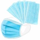 Comforable Disposable Mouth Mask , Dust Proof Disposable 3 Ply Face Mask