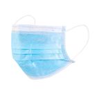Breathable Disposable Blue Earloop Face Mask 3 Layer Filtration Reduce Infections