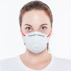 Cup Shaped Disposable Breathing Mask , Water Soluble Dust Mask Respirator