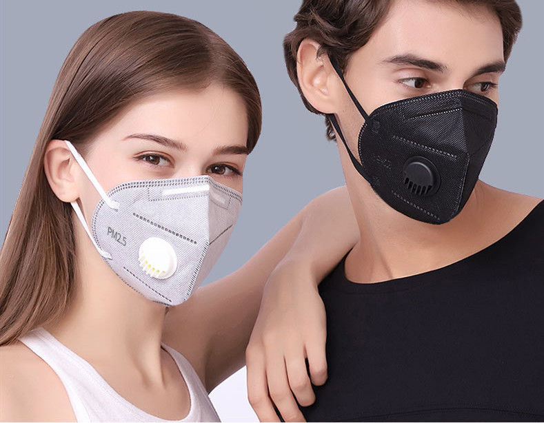 Antibacterial KN95 Dust Mask / 5 ply Face Mask For Protective Care