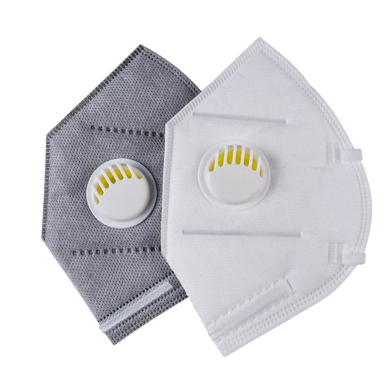 Anti Virus FFP2 Filter Mask , Foldable Disposable Dust Mask With Valve