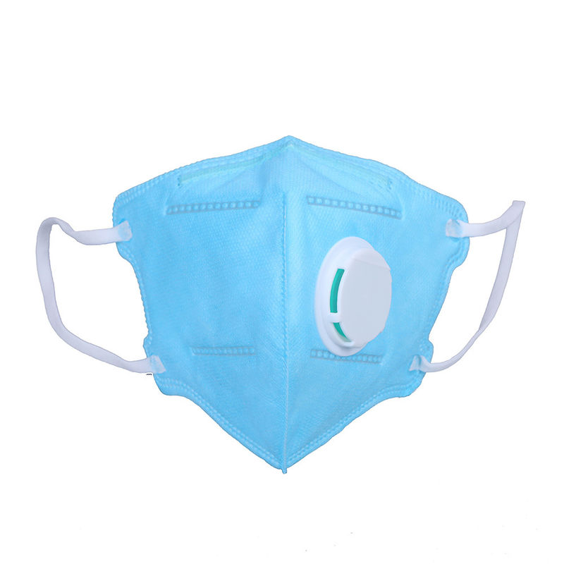 Blue Color Folding FFP2 Mask Mask Anti Dust Non Woven Fabric Mask