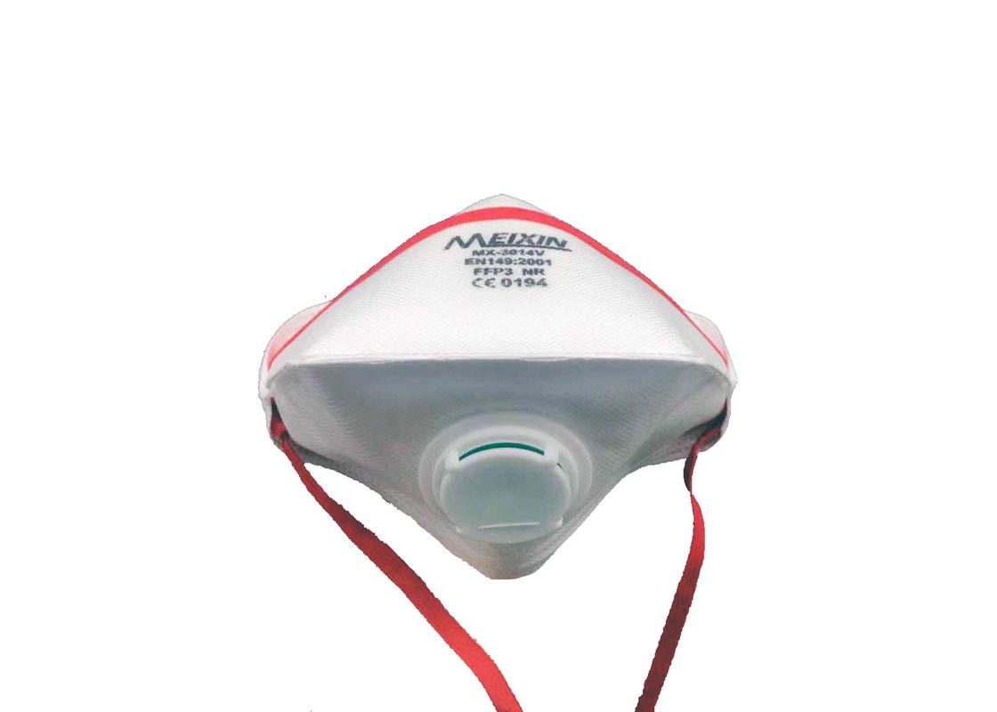 FFP2V Foldable Valved Dust Mask Economical Low Breathing Resistance