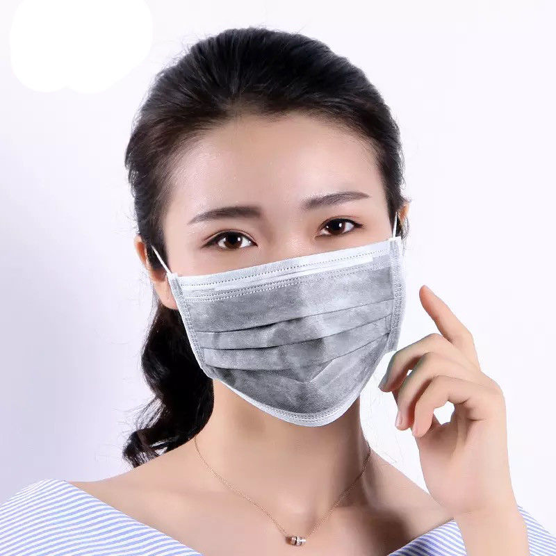 Outside Activated Carbon Dust Mask Odorless Resist Bacteria / Other Microbe