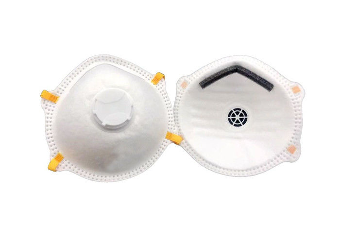 Adjustable Nosepiece Disposable Respirator Mask Easy Breathing With Valve