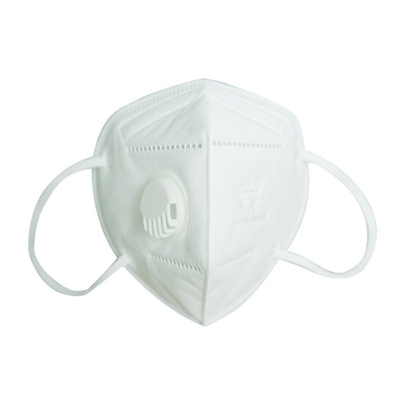 Disposable Valved Dust Mask , Lightweight Size Foldable N95 Mask