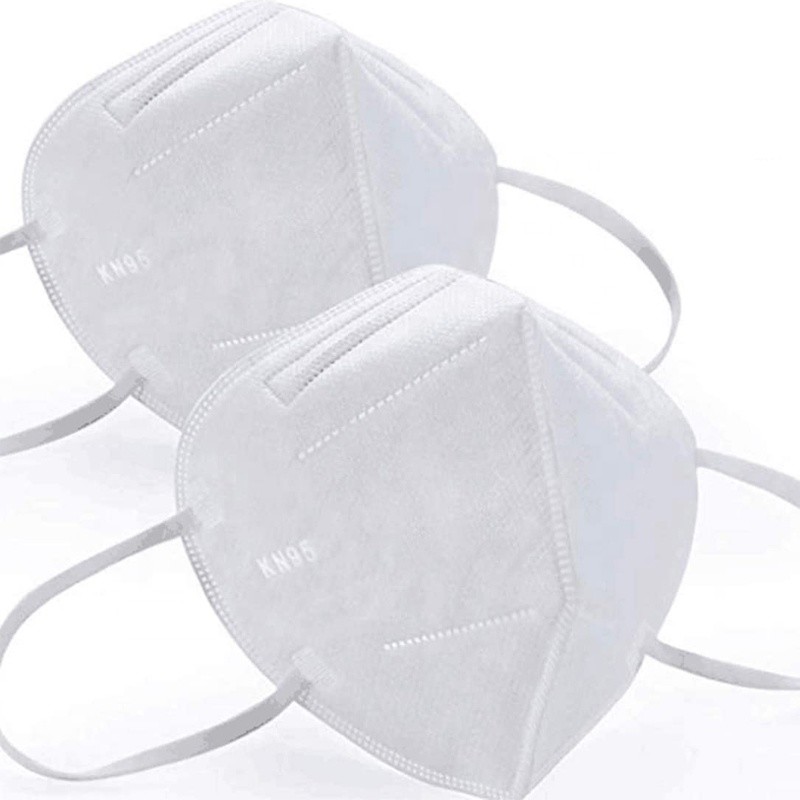 Vertical Feature Mask Foldable KN95 Mask Ear Wearing Vertical Fold Flat Non Woven Fabric Face ...